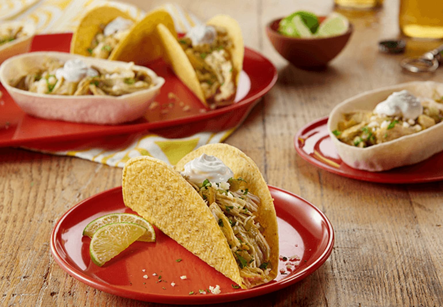 Beer Braised Chicken Tacos